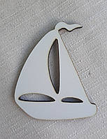 Кораблик 8*6 -маленька заготівка для декупажу,творчості,декору