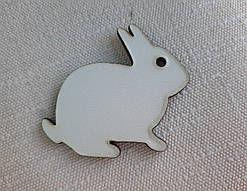 Кролик 5×5 см. маленька заготівка для декупажу,творчості ,декору