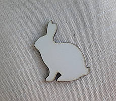 Кролик 5×5 см. маленька заготівка для декупажу .творчості.декору.