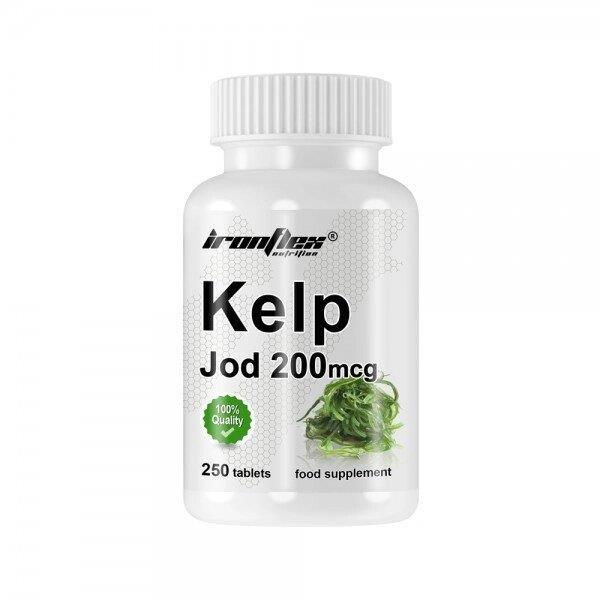 Харчова добавка IRONFLEX KELP JOD 200 мкг 250 таблеток EXP 3/25 року включно