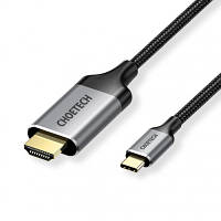 Кабель мультимедийный USB-C to HDMI 1.8m 4K 60Hz Choetech (CH0021-BK) - Вища Якість та Гарантія!