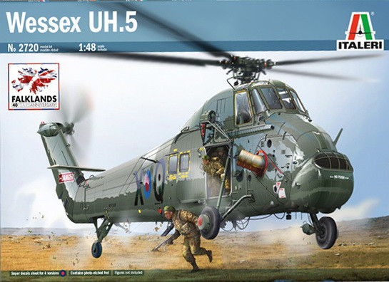 Пластикова модель 1/48 Italeri 2720 Wessex UH.5
