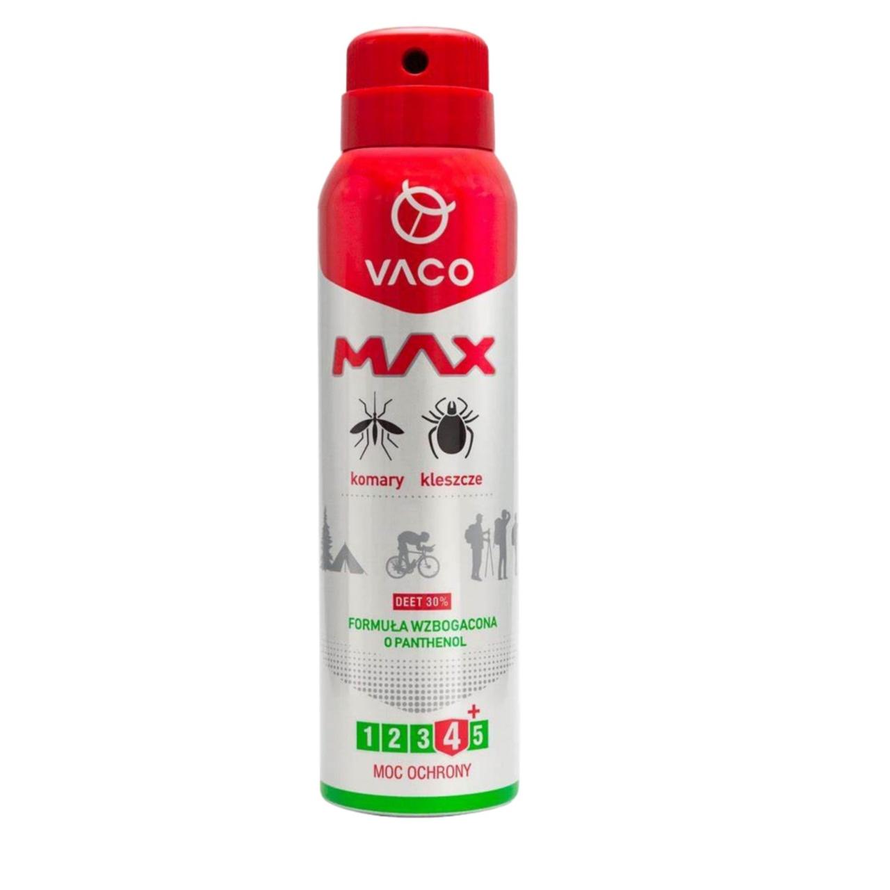 Аерозоль, репелент спрей проти комарів, кліщів, комах із пантенолом VACO MAX 100 мл ( Польща)