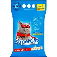 Наполнитель для туалета Super Cat Стандарт 3 кг, синий