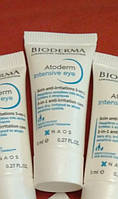 Средство Биодерма Атодерм Интенсив для контура глаз 3 в 1 Bioderma Atoderm Intensive Eye 8 мл