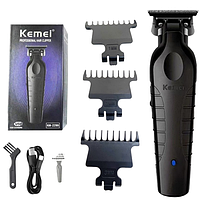 Машинка для стрижки волос Kemei KM-2299 Беспроводная аккумуляторная 3 насадки 5Вт Черный