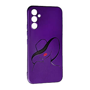 Силіконовий чохол Case Art для Samsung A34 Girl in a hat