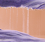 Картина-антистрес "Піщаний краєвид" (Moving Sandscapes) 25см Пісочний краєвид на подарунок Фіолетовий, фото 2