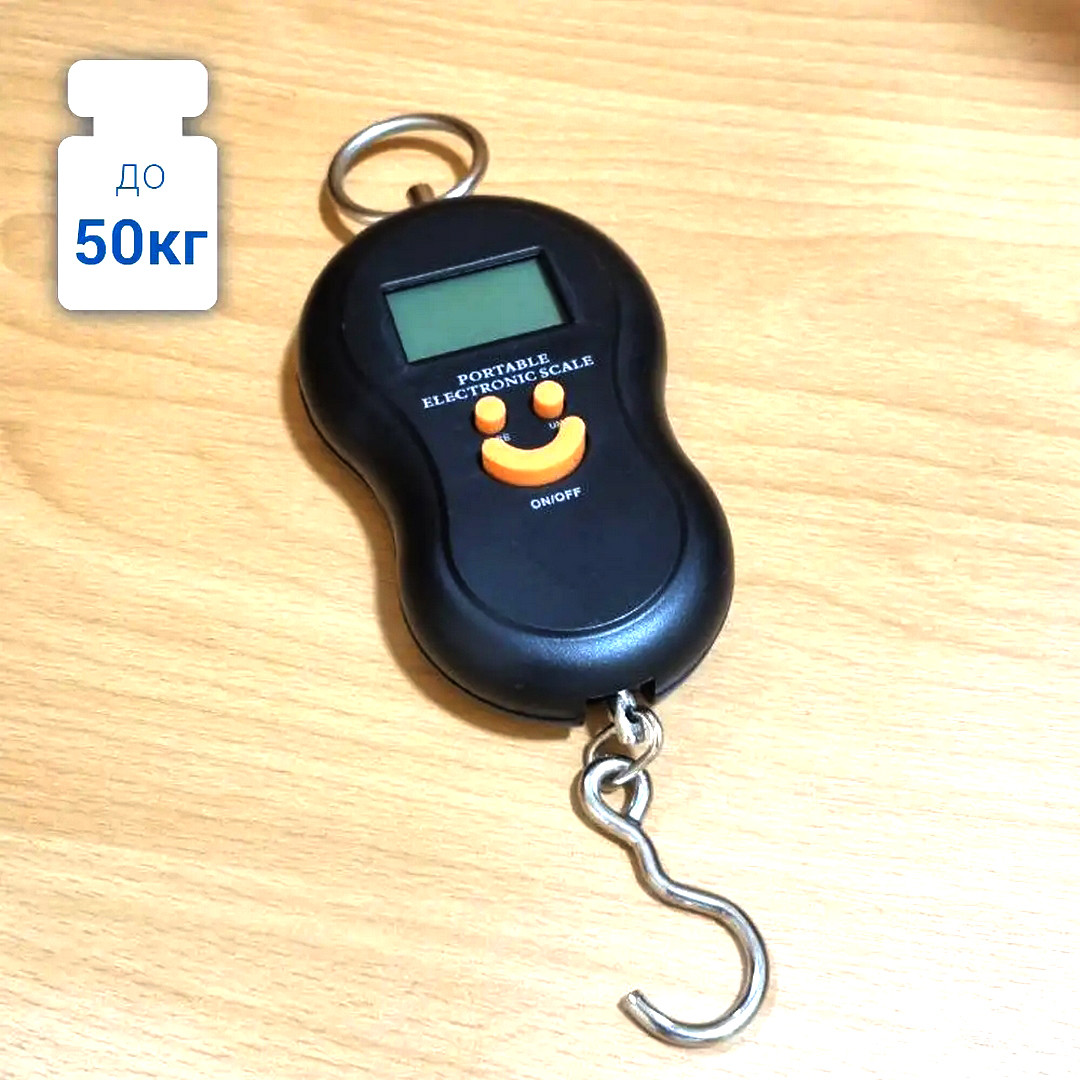 Купить Безмен для взвешивания, Электронный безмен для багажа до 50 кг ...