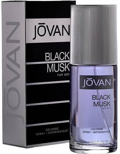 Стійкі одеколон парфуми для чоловіків Jovan Black Musk деревно-прясно пряний аромат із мускусним шлейфом