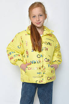 Куртка демісезонна дівчинка жовта                                                                  127689M