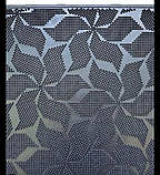 Килимок гумовий придверна квітка 55.3 см х 41.2 см чорний, фото 2