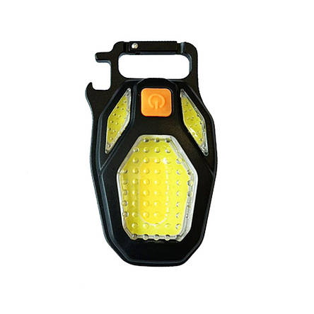 Ліхтар Multifunctional LL-203-COB Ultra(white+yellow+red), multitool, магніт, карабін, викрутка, фото 1