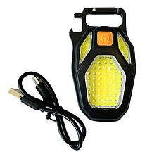 Ліхтар Multifunctional LL-203-COB Ultra(white+yellow+red), multitool, магніт, карабін, викрутка, фото 4