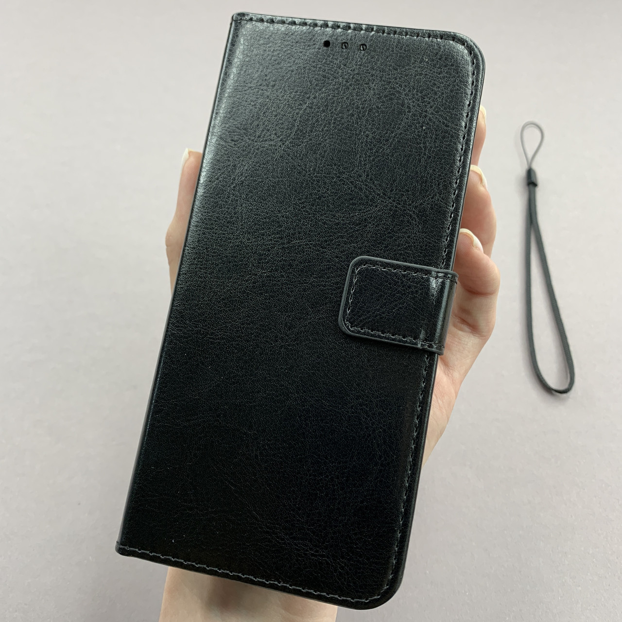 Чохол-книга для Xiaomi Redmi 9A книжка з магнітом на телефон сяомі редмі 9а чорна l8y