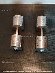 Гантелі набірні 2 по 80 кг Гантелі, гирі, штанги та диски металеві без покриття