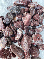 Декоративний камінь — Червона мармурова галька Rouge Royal, фракція 10–20 мм, 25 кг