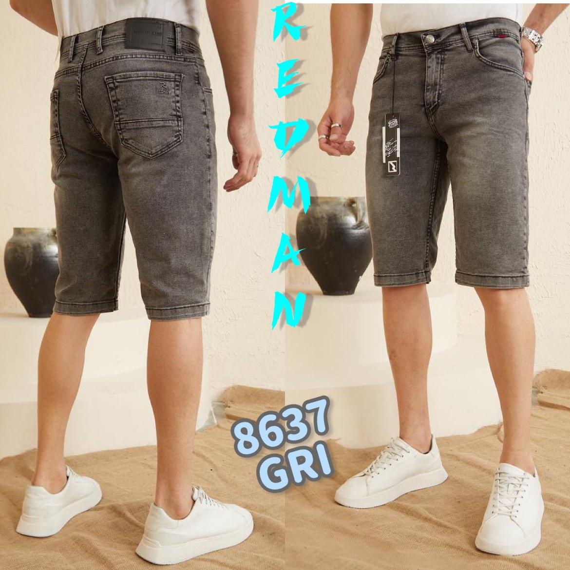 Бриджі чоловічі REDMAN 32-40 арт.1418, 54/56, Сірий, 36
