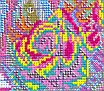 Набір для вишивання за нанесеною на канву схемою "The bouquet teapot" .  AIDA 14CT printed, 32*54 см, фото 8