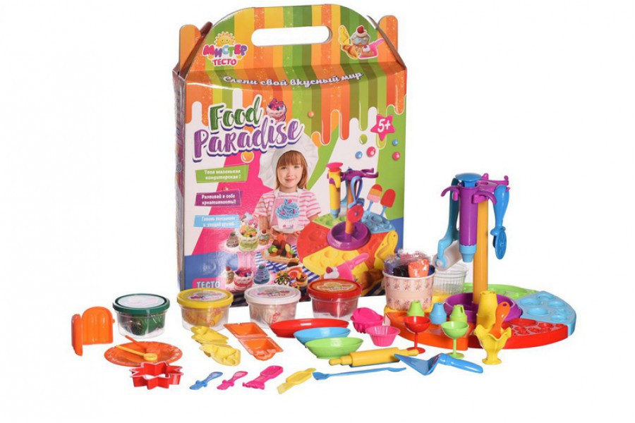 Набір креативної творчості 71304 "Містер тісто - food paradise", в кор-ці 41,5*32,5*7,5см , шт, фото 1