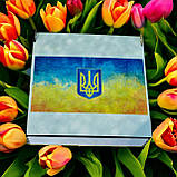 Дерев'яний пазл мапа України по областях 60*40 у коробці з принтом (Ваше фото,підпис,принт), фото 3