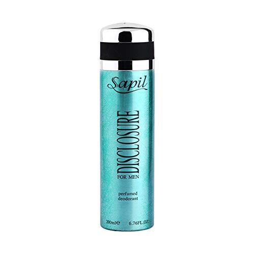 Чоловічі парфуми дезодорант спрей для тіла Sapil Disclosure 200 мл, дезодорантдухи з приємним запахом