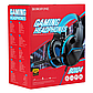 Навушники Borofone ігрові дротові мікрофон Phantom BO104 Black/Blue, фото 4
