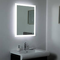 Зеркало в ванную Премиум с 3D влагостойкой подсветкой 10 Вт сенсор 600х800 мм