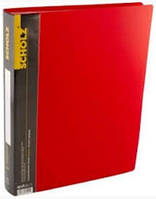 Папка з 60 файлами А4 "Scholz" 06504 дисплей-книга 800мкн червона