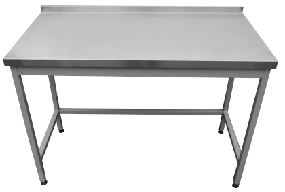 Стіл виробничий із п/об бортом без полиці 1000х800х850 мм