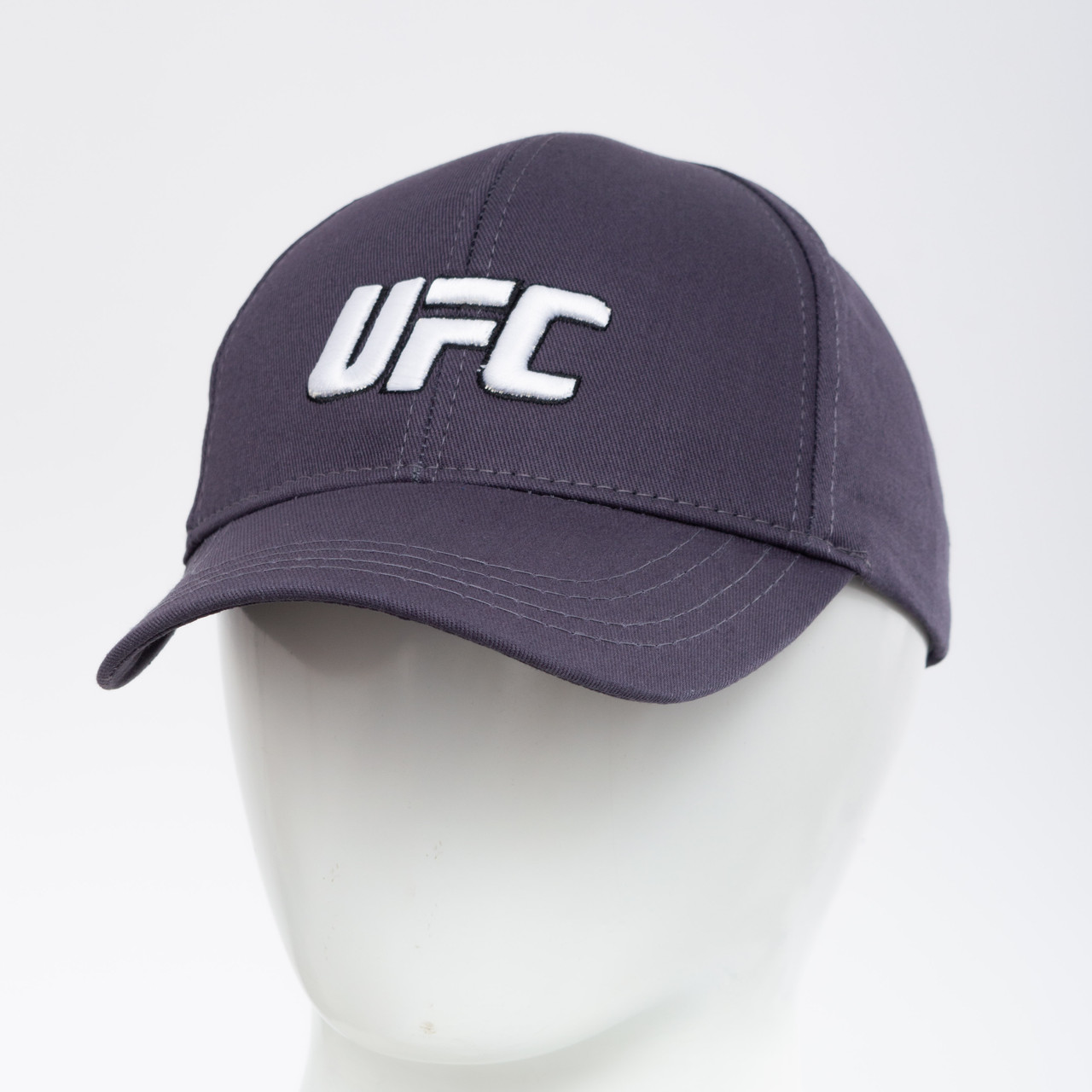 Бейсболка UFC 6-ти клинка (діагональ) сірий
