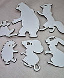 Набір для творчості Теремок.Розмальовка з персонажами в упаковці з принтом.Склади свою казку!, фото 4