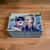 Подарункова упаковка для двох чашок. з перегородкою.(ваш принт,фото , напис), фото 3