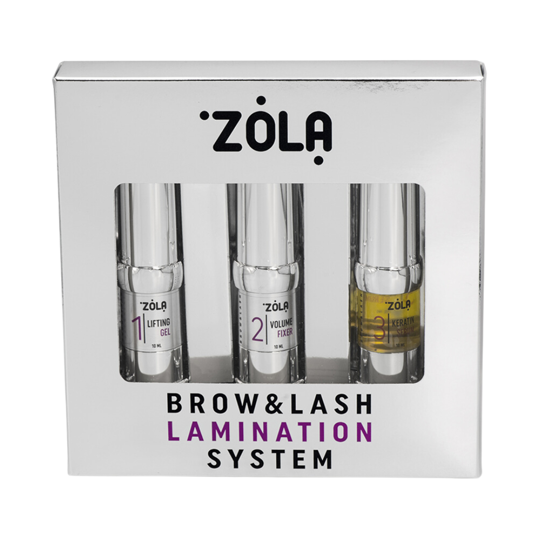 ZOLA Набір для ламінування Brow&Lash Lamination System