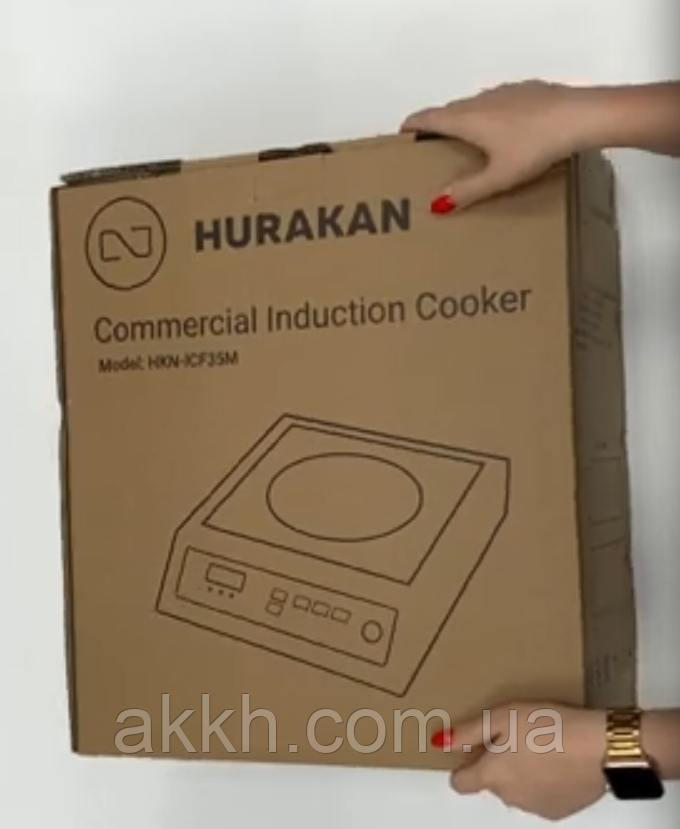 Плита индукц HKN-ICF35M Hurakan 3500W с механич.управлением - фото 3 - id-p726199864