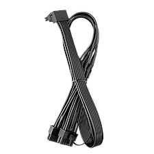 Кабель 12VHPWR 90° CableMod для be quiet! — для RTX 4090/4080, моддинг, чорний (16-pin to Dual 12-pin)