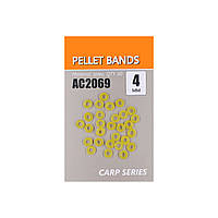 Резинка для пелетса Orange Pellet bands 4мм (AC2069) 30 шт