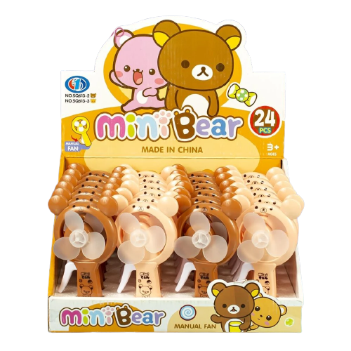 Портативний ручний вентилятор міні Ведмідь Mini Bear МА19-301 Н