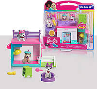 Barbie Pets Spa Day питомцы Спа день домашних животных Игровой набор Playset Just Play
