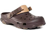 Crocs 37 - 38 шлепки шлепанцы сабо коричневые кроксы крокс