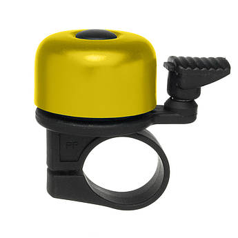 Дзвоник Green Cycle GBL-02A 35мм Yellow