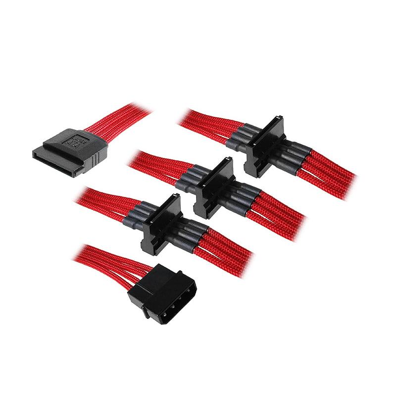 BitFenix Molex to 4x SATA Adapter 20 cm