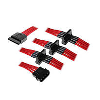 BitFenix Molex to 4x SATA Adapter 20 cm