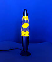 Лава лампа с парафином 35 см желтая ночник светильник восковая лампа Magma Lamp парафиновая лампа
