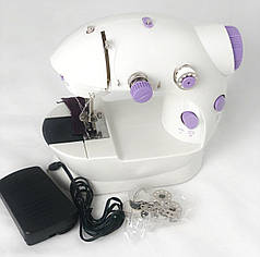 Швейна машинка портативна Mini Sewing Machine SM-202A — Міні швейна машина з адаптером