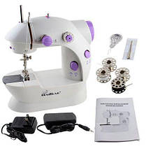 Швейна машинка портативна Mini Sewing Machine SM-202A — Міні швейна машина з адаптером, фото 2