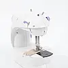 Швейна машинка портативна Mini Sewing Machine SM-202A — Міні швейна машина з адаптером, фото 3