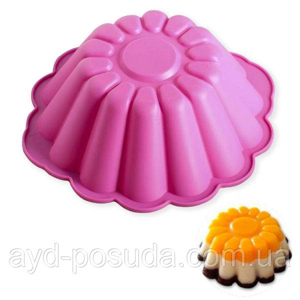 Силіконова форма для випічки пирогів "Квіти" СК3-204 арт. 822-10-11