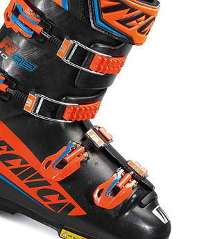 Черевики гірськолижні Tecnica R9.3 110 Race Botas 42 (27 см) Чорний з жовтогарячим