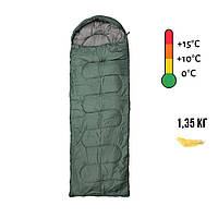 Спальний мішок ковдра літній 180+40х90см Totem Fisherman XXL +15/+10/-0°C лівий UTTS-013-L